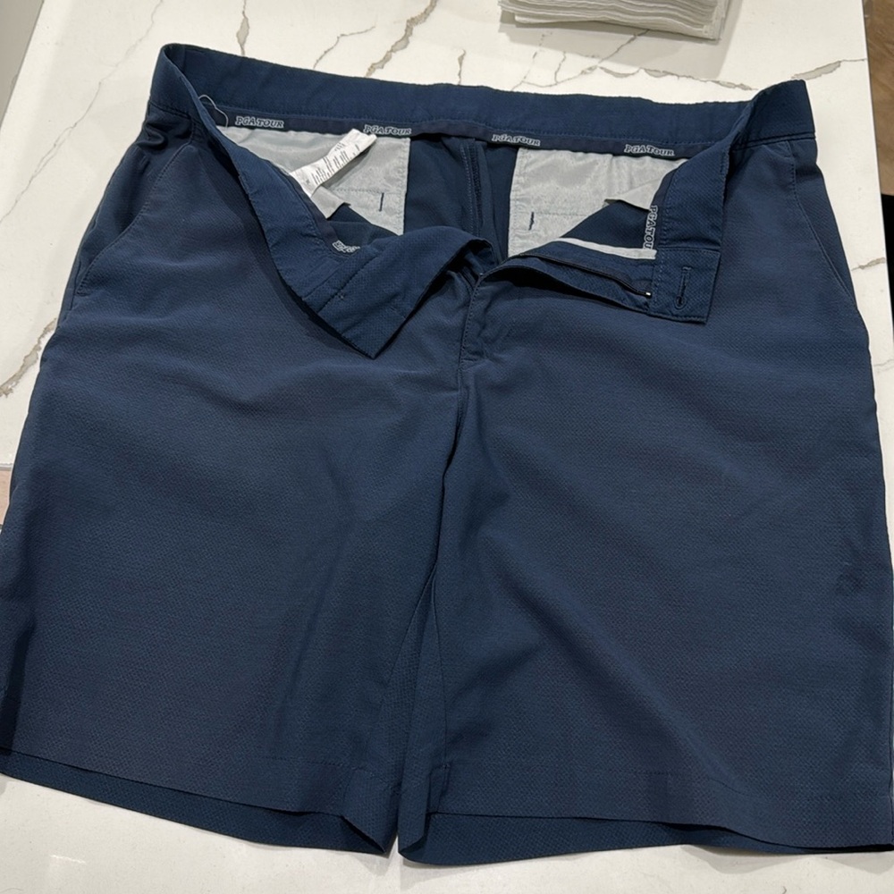 Men’s navy blue PGA Tour Golf Shorts